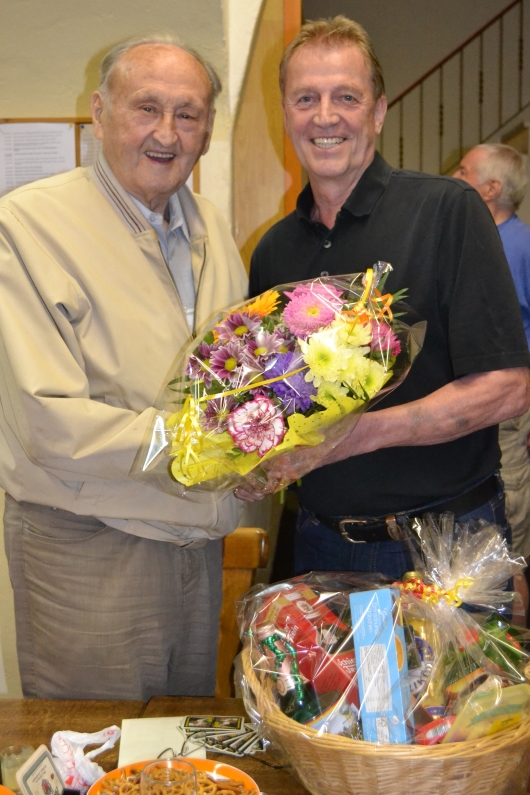 Kegelfreund Werner Bachmann feiert 90. Geburtstag